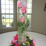 Vase with underwater flower