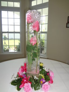 underwater roses in vase