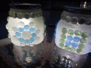 DIY patterned lights with beads